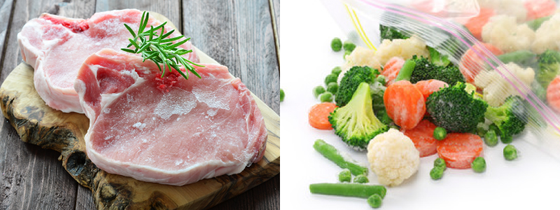 冷凍焼けを抑える直冷式